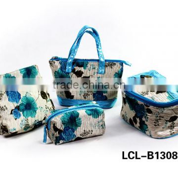 LCL-B1308264-A printed pu pvc multifunction trendy make up soft fashion travel cosmetic bag