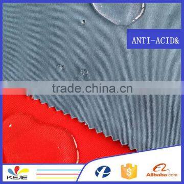 Breathable soft oil waterproof fabric for industry use / 100% cotton/polyester/cotton
