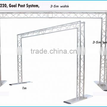 aluminum alloy portable dj truss 220*220mm truss stage arc roof truss system/ wedding truss                        
                                                Quality Choice