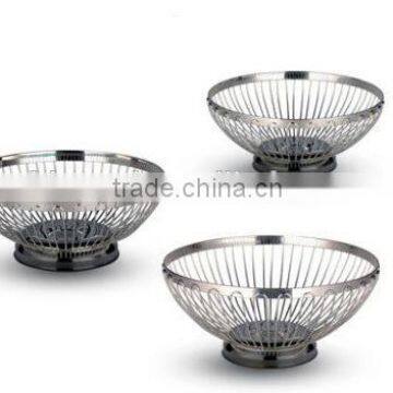 Stainless Steel Fruit Basket, Metal Wire Fruit Basket, Metal Fruit Basket LG-FT-008