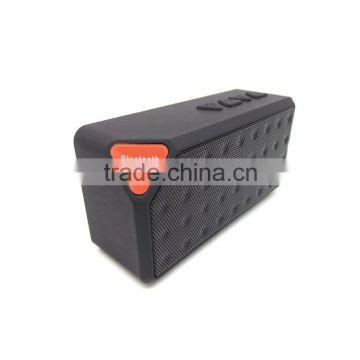 2016 high quality X3 portable support TF card,aux-in and FM mini wireless bluetooth speaker