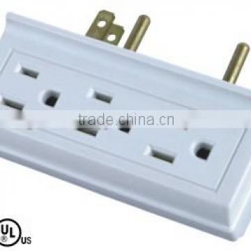UL CUL approval ac 6 outlet insert on both sides wall tap