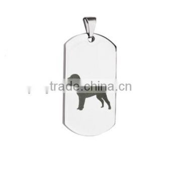 Stainless Steel Dog Tag Dog ID Tag Luggage Tag Soldier Tag