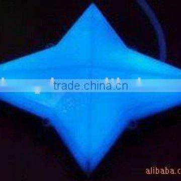 led blue star tea light