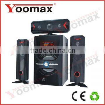 China 3.1 home theater speaker system - high power,USB,SD,FM remote control,LED Display