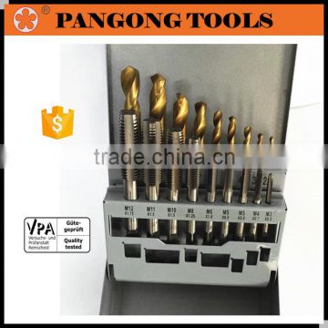 Household & Industry Tool Kit Tap and Drill Set for Creating Internal Screw Threads 18 Pieces