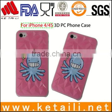 Beautiful hard plastic phone case for iPhone 4/4S