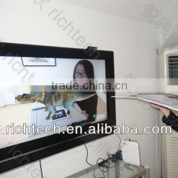 RichTech 3d display system brings a vivid 3d image of animals, drinks, house etc