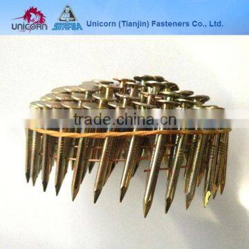 15 degree coil roofing felt nails