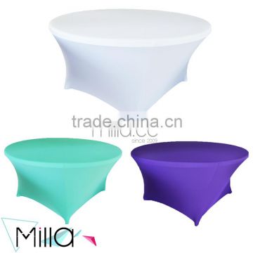 Stretch spandex round table cover