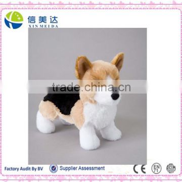 High quality cute stuffed animal corgi plush dog toys