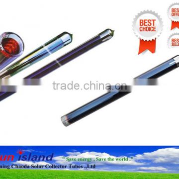 All Glass Solar vacuum tube with copper heat pipe 58*1800mm/ three target coating