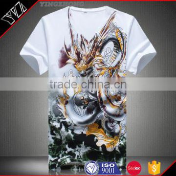 high quality customized t-shirt made hangtag100% cotton characters 3d digital print men t shirt wholesale