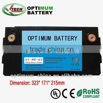 High quality 24v 100ah deep cycle storage battery