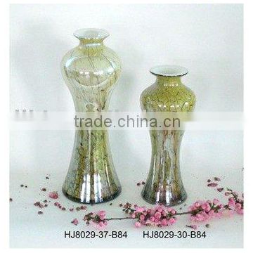 Oyster Sheel Art Glass Vase