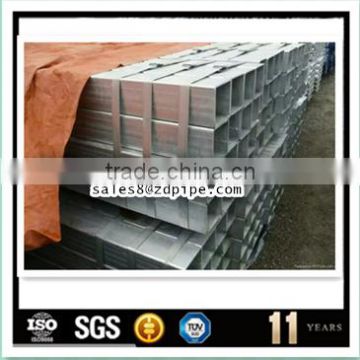 1.5mm China factory price Galvanized square and rectangular steel pipe