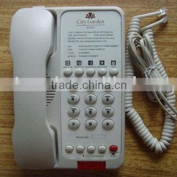 Hotel phone for guest room (1 line or 2 lines)