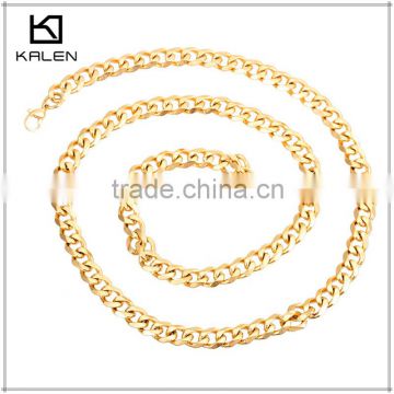 surgical chains stainless steel gold jewellery necklace wholesale