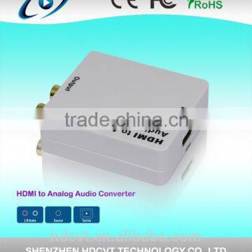 2015 Newest hdmi audio extractor digital to analog converter