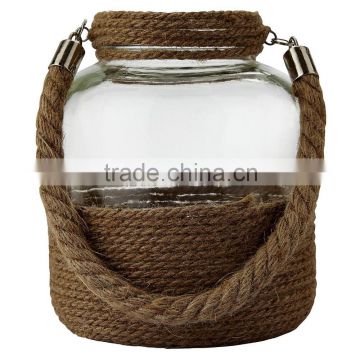 Mason Jar Lanterns, Glass Candle Holder, Hurricane Candle Holder/Wedding decor/ Home Decor