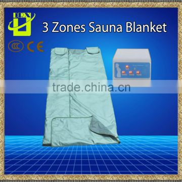 3 zone Updated FIR Slimming machine Far Infrared Sauna Blanket Weight Loss blanket salon beauty equipment
