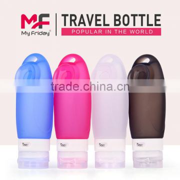 Silicone Travel Tube Carry on The Plane 89ml Portable Soft Silicone Travel Bottles Set BFA Free FDA