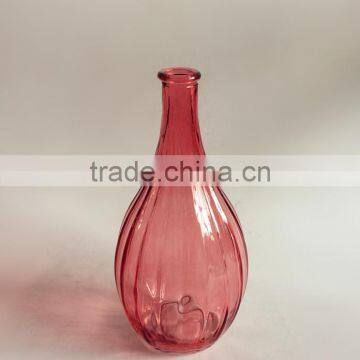 Wholesale new high quality colored glass vase,glassware