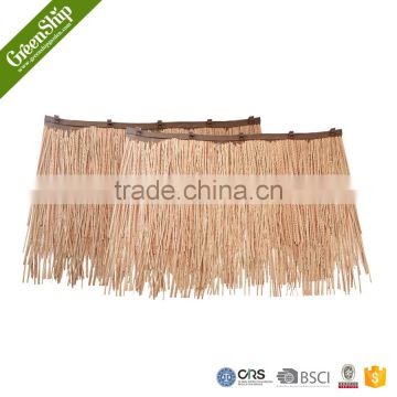 UV Protective & Waterproof Plastic Thatch Roof for Garden and Hotel Decoration