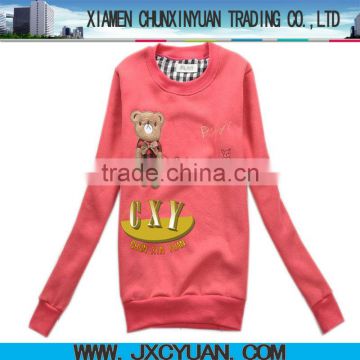 wholesale cheap red varsity hoodie made in china