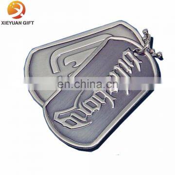 Logo Embossed Metal Dog Tags