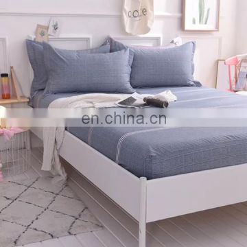 Customized ready to ship morden egyptian super soft microfiber printing cot skirts bed sheet