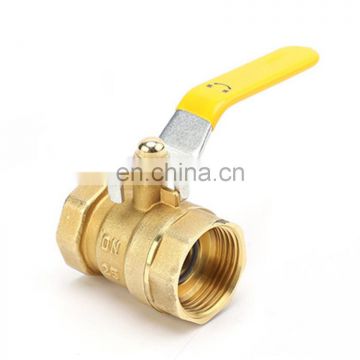 Brass Easy To Install Easy to Operate Turn 90 Degree Copper Gas Ball Valve With Handle