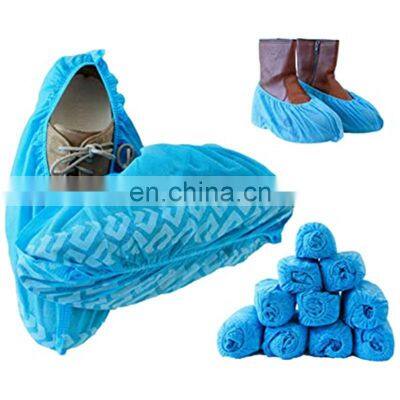 women ddp automatic biodegradable one size nurse non woven pp anti slip shoes protector cover for hospital