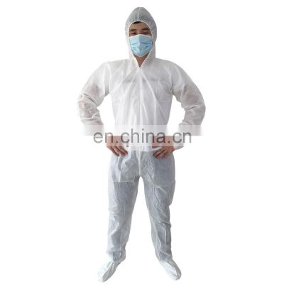 PP SMS Microporous Anti static Disposable Chemical coverall type 5/6