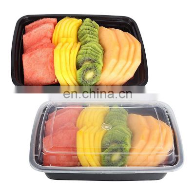 Microwavable Freezer safe plastic bpa free eco friendly  freshware meal prep containers