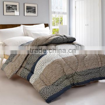 High quality super warm winter thick comforter quilts poly fibre home comforter