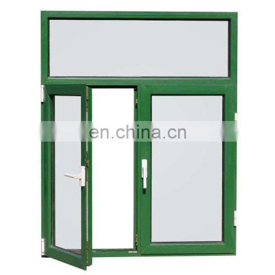 Top selling products 2022 European style double glass grill design windows  security  large glass casement windows