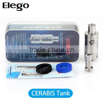 In Stock! 2016 Elego New Cerabis Ceramic Tank Original Ceravape Cerabis FCC Tank vs Cuboid Mini/Topbox Mini