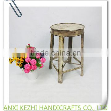 KZ140038 Antique iron metal bar stools