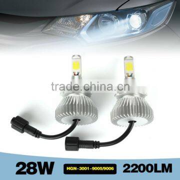 waterproof 28W 2200LM car led headlight 90059006 car led bulb