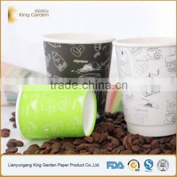 Disposable and Reusable Milkshake Single Wall Cold Paper Cups and lids