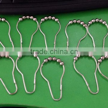 High Quality Shower Curtain Hook With Ball/Factory Price Curtain Hook With Ball                        
                                                Quality Choice