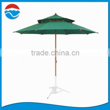 240CM*8K green color outdoor decor umbrella