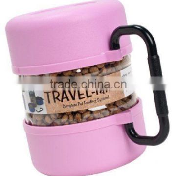 New Pet Travel Tainer Bowl Pet Dog Cat Fresh Food Water Airtight Compact