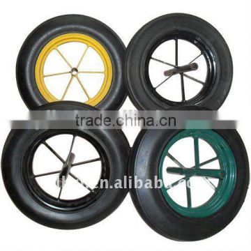 SR2701 garden rubber wheel 14"X3.5"
