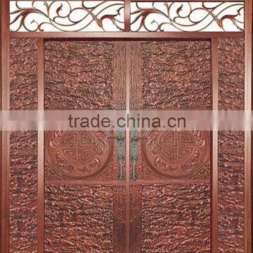 Cast aluminum door for luxury villa