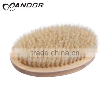 Men's grooming tool boar bristle palm beard brush