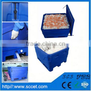 rotomolding insulated fish tub insulated fish box fish carrying container