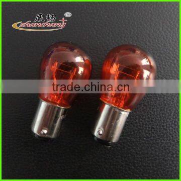 auto light miniature bulbs 1141 S25 12V21W BA15S Amber Color