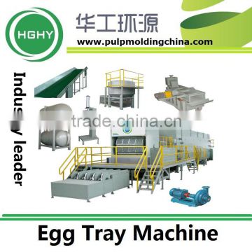 HGHY Fully Automatic Paper Egg Tray Pulp Molding Machine Production Line XW-16040S-E1000